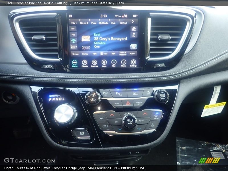 Maximum Steel Metallic / Black 2020 Chrysler Pacifica Hybrid Touring L