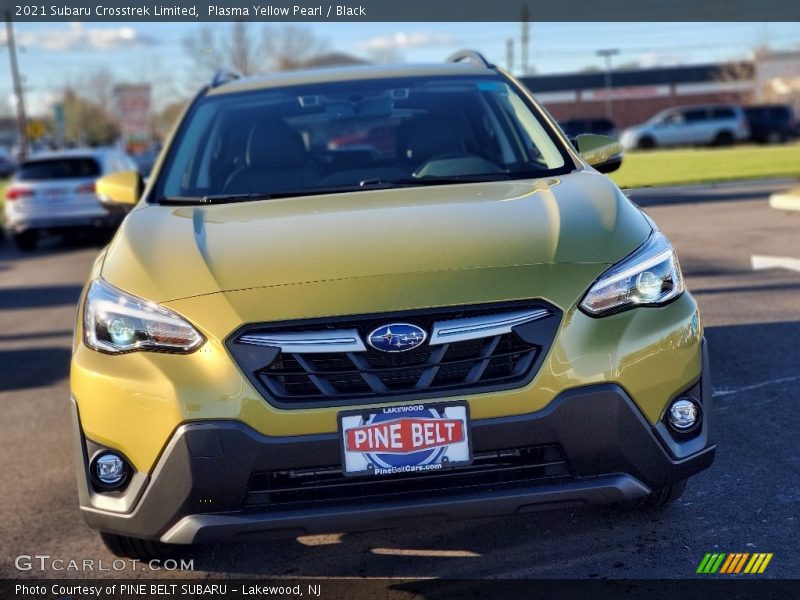Plasma Yellow Pearl / Black 2021 Subaru Crosstrek Limited