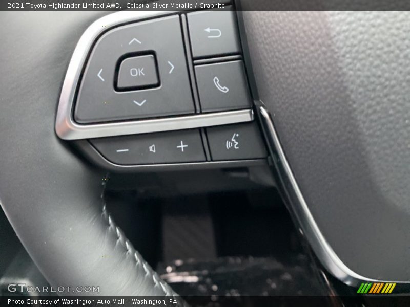 Celestial Silver Metallic / Graphite 2021 Toyota Highlander Limited AWD