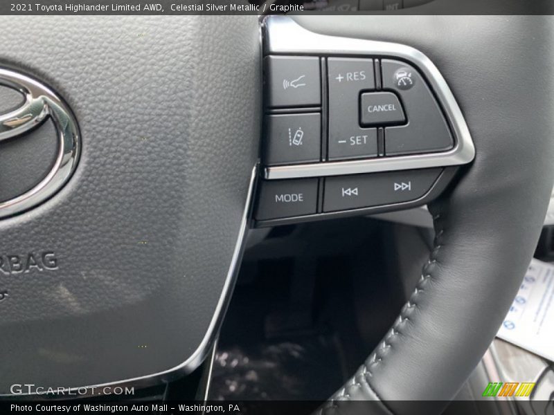 Celestial Silver Metallic / Graphite 2021 Toyota Highlander Limited AWD