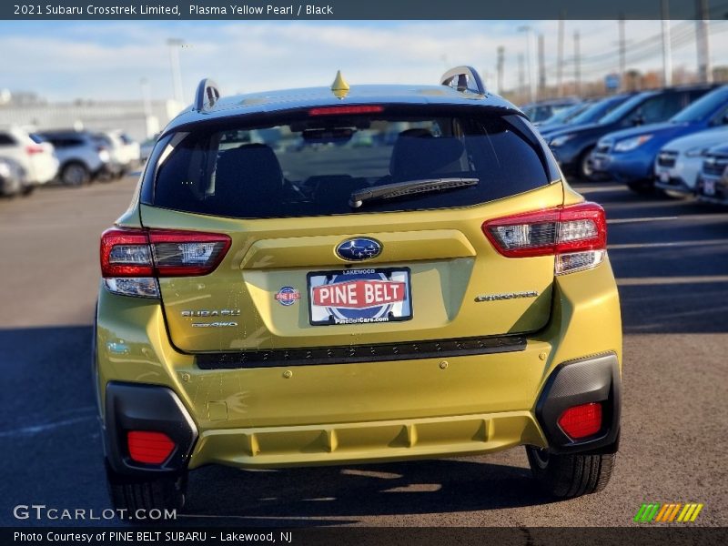 Plasma Yellow Pearl / Black 2021 Subaru Crosstrek Limited