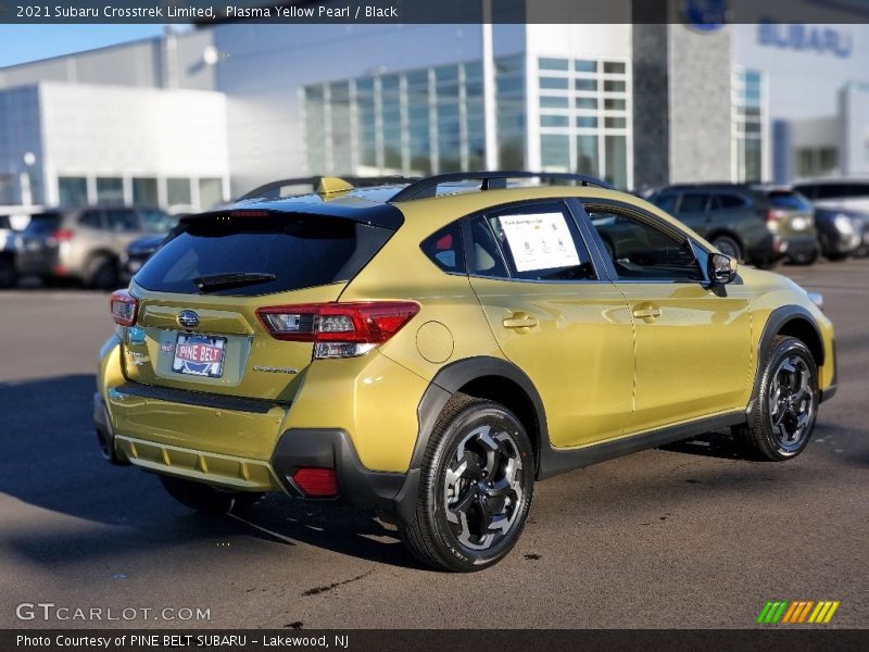 Plasma Yellow Pearl / Black 2021 Subaru Crosstrek Limited