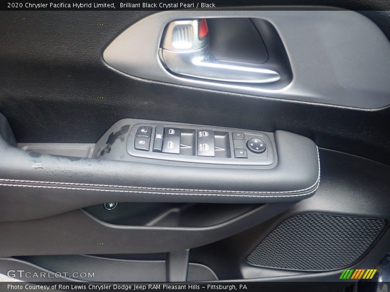 Brilliant Black Crystal Pearl / Black 2020 Chrysler Pacifica Hybrid Limited