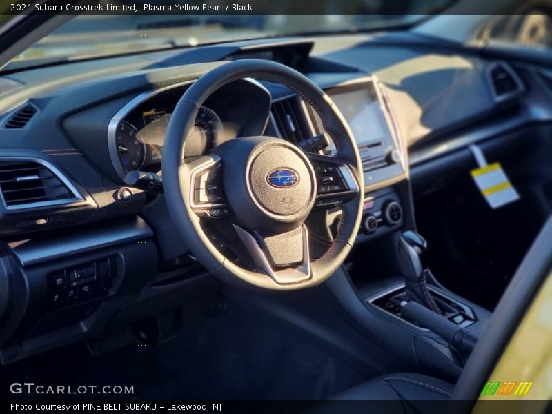 Plasma Yellow Pearl / Black 2021 Subaru Crosstrek Limited