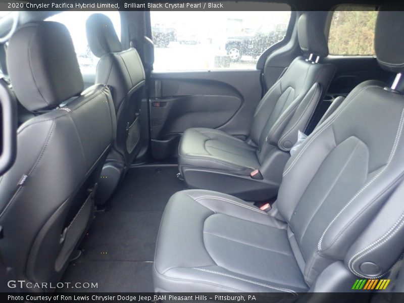 Brilliant Black Crystal Pearl / Black 2020 Chrysler Pacifica Hybrid Limited