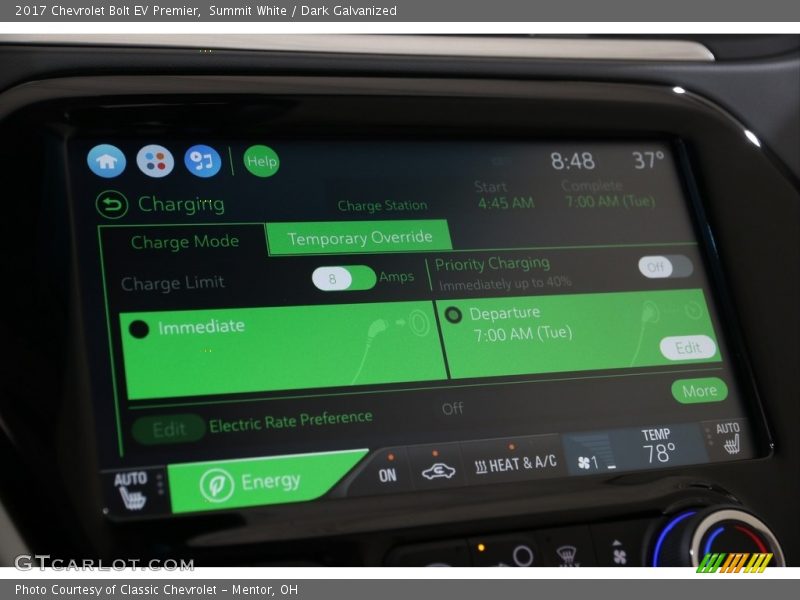 Summit White / Dark Galvanized 2017 Chevrolet Bolt EV Premier