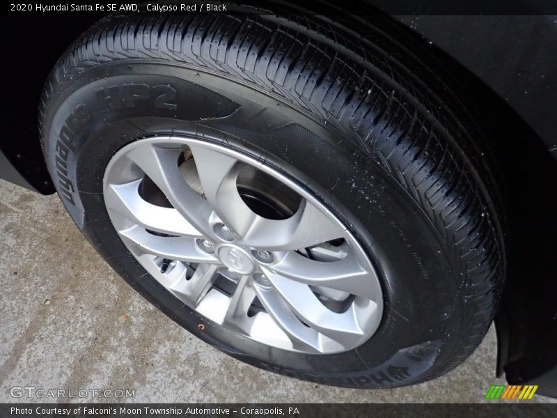 Calypso Red / Black 2020 Hyundai Santa Fe SE AWD