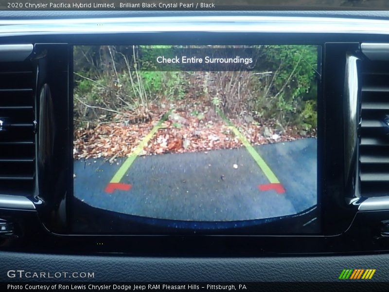 Brilliant Black Crystal Pearl / Black 2020 Chrysler Pacifica Hybrid Limited