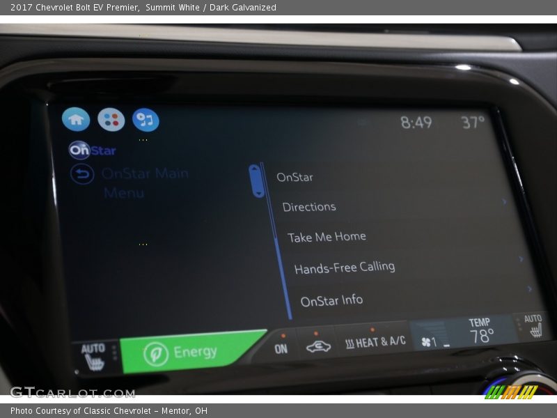 Summit White / Dark Galvanized 2017 Chevrolet Bolt EV Premier