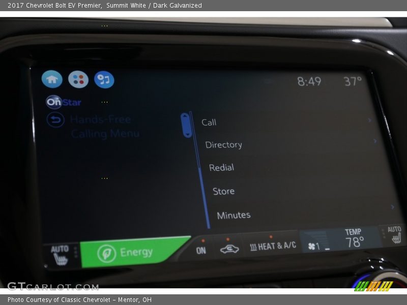 Summit White / Dark Galvanized 2017 Chevrolet Bolt EV Premier