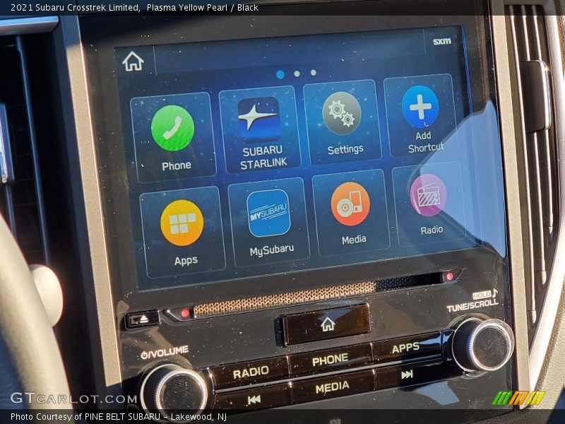 Plasma Yellow Pearl / Black 2021 Subaru Crosstrek Limited