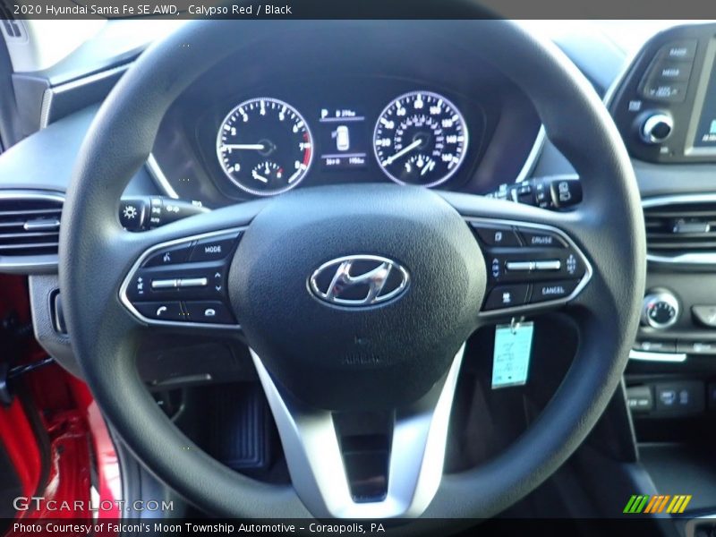 Calypso Red / Black 2020 Hyundai Santa Fe SE AWD