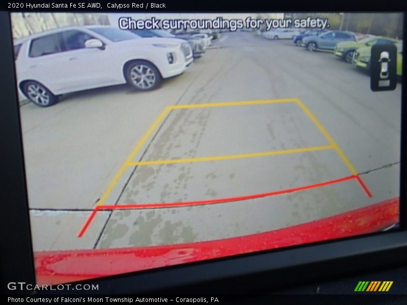 Calypso Red / Black 2020 Hyundai Santa Fe SE AWD