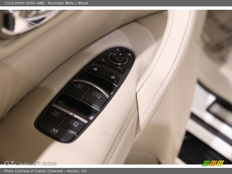 Moonlight White / Wheat 2014 Infiniti QX80 AWD