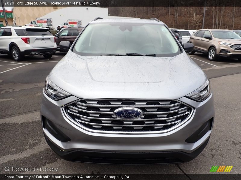 Iconic Silver Metallic / Ebony 2020 Ford Edge SE AWD