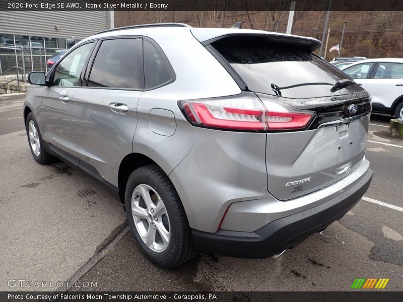 Iconic Silver Metallic / Ebony 2020 Ford Edge SE AWD