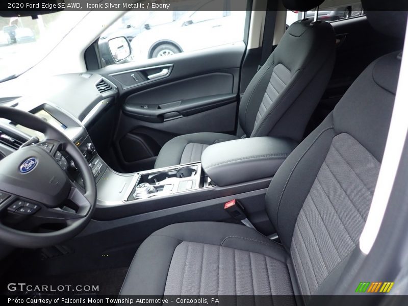 Iconic Silver Metallic / Ebony 2020 Ford Edge SE AWD