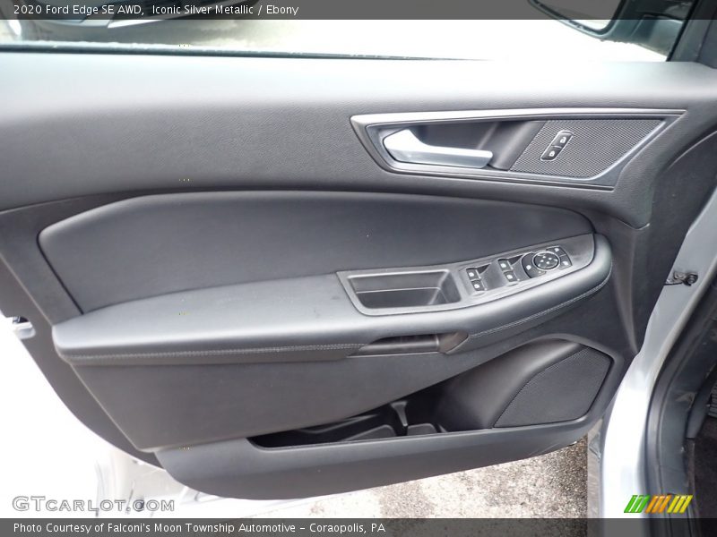 Iconic Silver Metallic / Ebony 2020 Ford Edge SE AWD