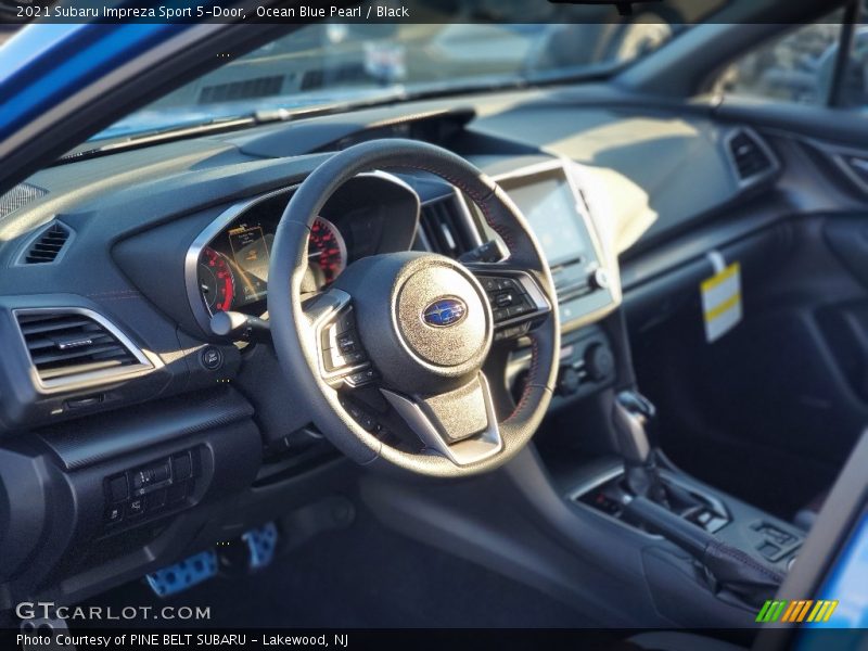 Ocean Blue Pearl / Black 2021 Subaru Impreza Sport 5-Door