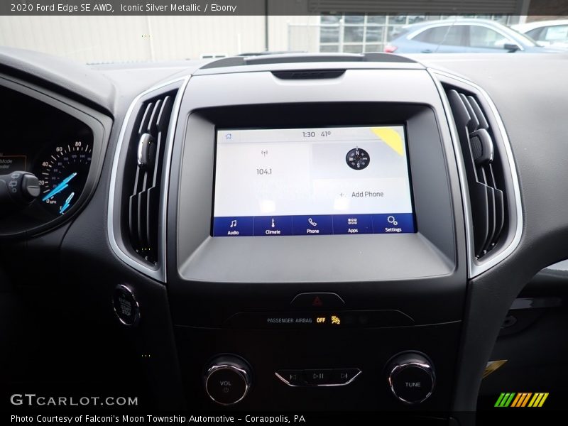 Iconic Silver Metallic / Ebony 2020 Ford Edge SE AWD