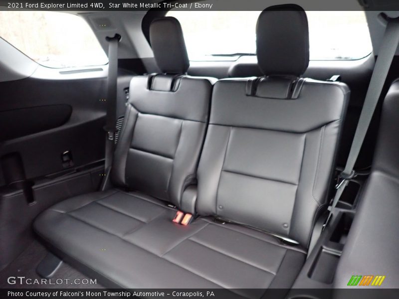 Star White Metallic Tri-Coat / Ebony 2021 Ford Explorer Limited 4WD
