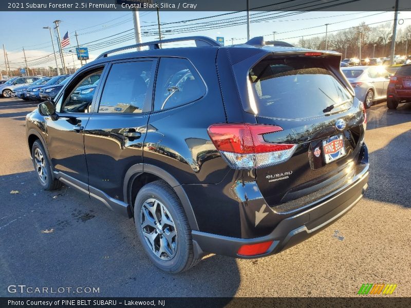 Crystal Black Silica / Gray 2021 Subaru Forester 2.5i Premium