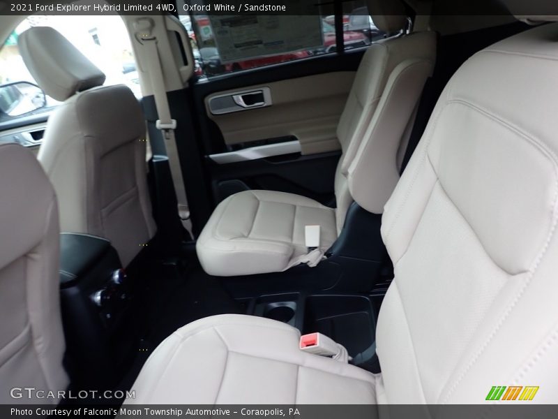 Rear Seat of 2021 Explorer Hybrid Limited 4WD