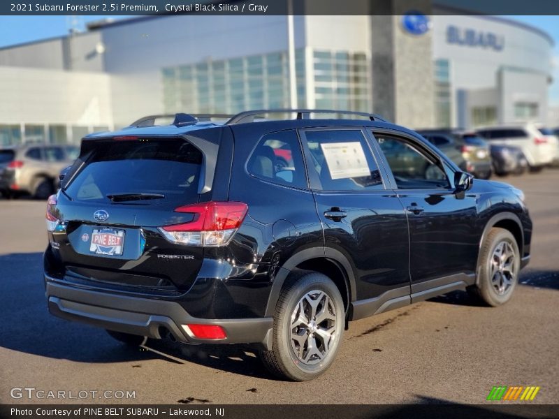 Crystal Black Silica / Gray 2021 Subaru Forester 2.5i Premium