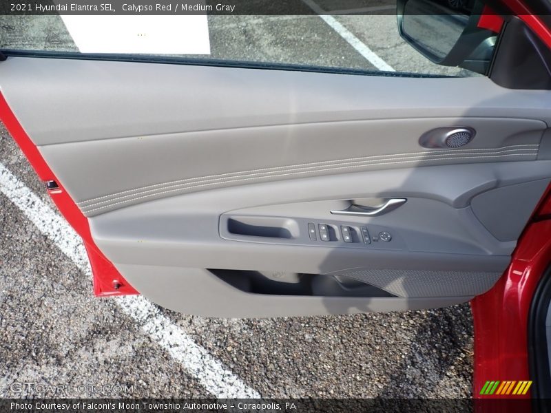 Calypso Red / Medium Gray 2021 Hyundai Elantra SEL