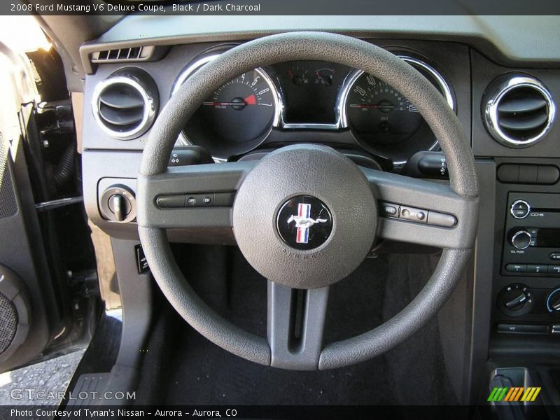 Black / Dark Charcoal 2008 Ford Mustang V6 Deluxe Coupe