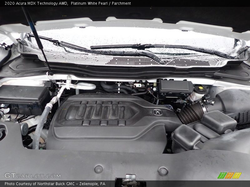 Platinum White Pearl / Parchment 2020 Acura MDX Technology AWD