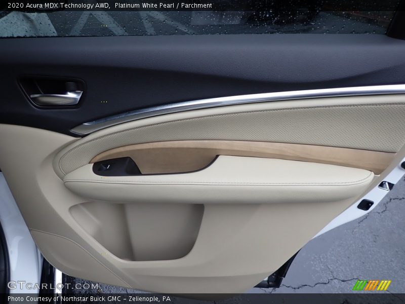 Platinum White Pearl / Parchment 2020 Acura MDX Technology AWD