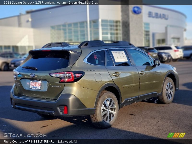 Autumn Green Metallic / Gray 2021 Subaru Outback 2.5i Premium