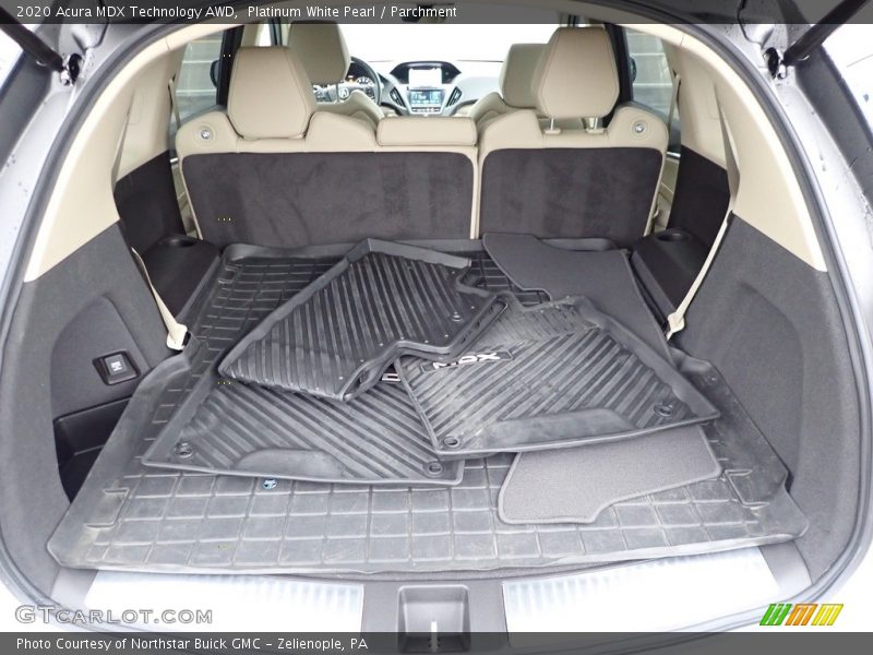 Platinum White Pearl / Parchment 2020 Acura MDX Technology AWD