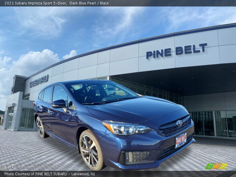 Dark Blue Pearl / Black 2021 Subaru Impreza Sport 5-Door