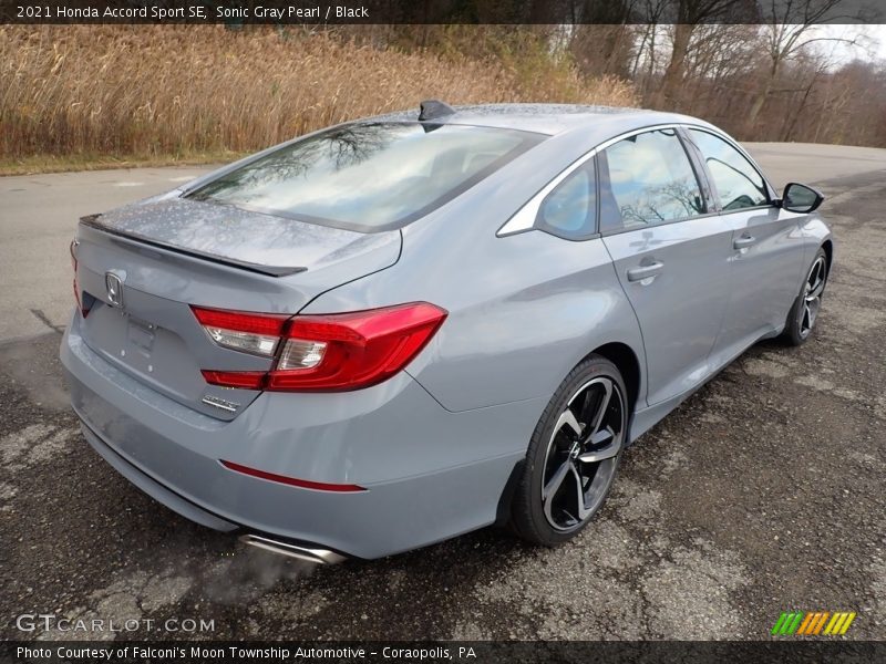 Sonic Gray Pearl / Black 2021 Honda Accord Sport SE