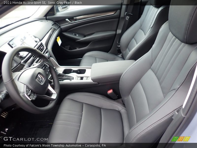 Front Seat of 2021 Accord Sport SE