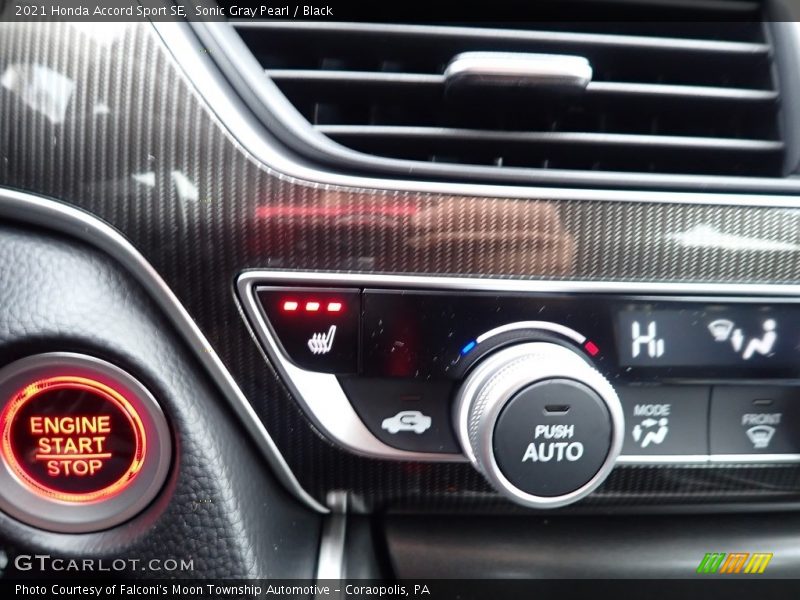 Sonic Gray Pearl / Black 2021 Honda Accord Sport SE