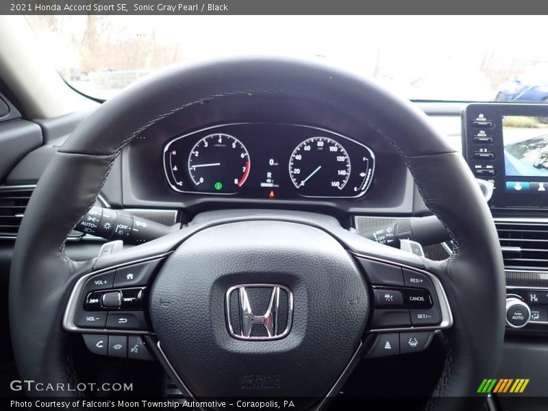 Sonic Gray Pearl / Black 2021 Honda Accord Sport SE