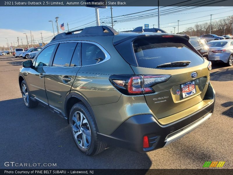 Autumn Green Metallic / Slate Black 2021 Subaru Outback 2.5i Limited