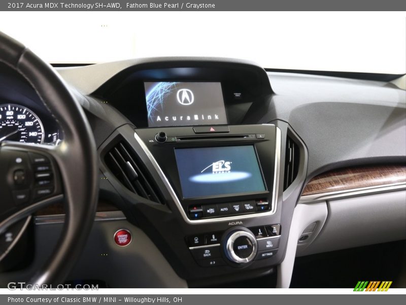 Fathom Blue Pearl / Graystone 2017 Acura MDX Technology SH-AWD