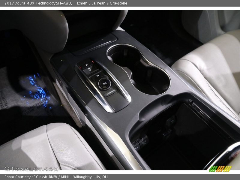 Fathom Blue Pearl / Graystone 2017 Acura MDX Technology SH-AWD
