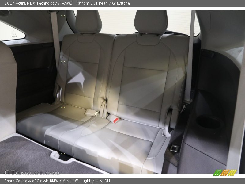 Fathom Blue Pearl / Graystone 2017 Acura MDX Technology SH-AWD