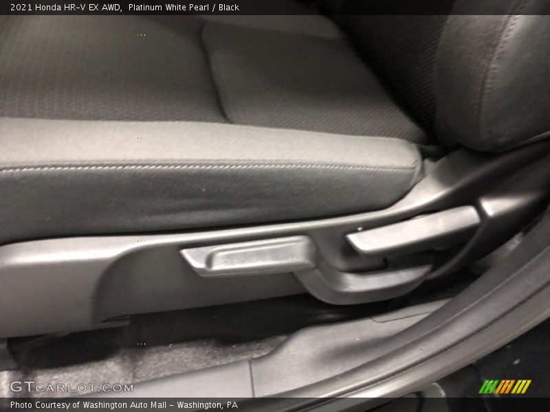 Platinum White Pearl / Black 2021 Honda HR-V EX AWD