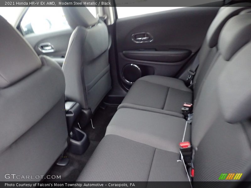 Modern Steel Metallic / Black 2021 Honda HR-V EX AWD