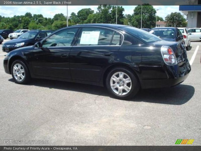Super Black / Frost 2006 Nissan Altima 2.5 S