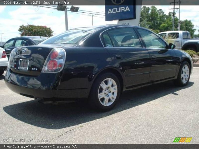 Super Black / Frost 2006 Nissan Altima 2.5 S