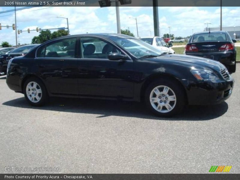 Super Black / Frost 2006 Nissan Altima 2.5 S