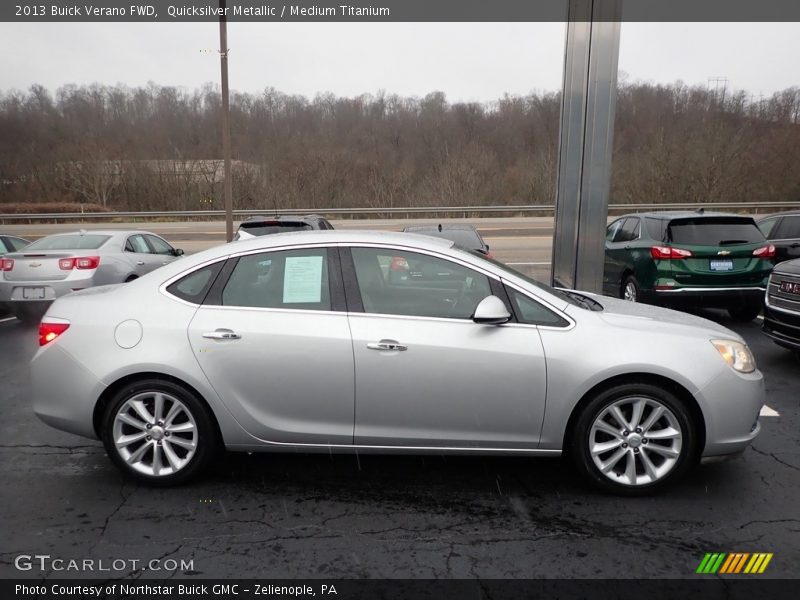Quicksilver Metallic / Medium Titanium 2013 Buick Verano FWD