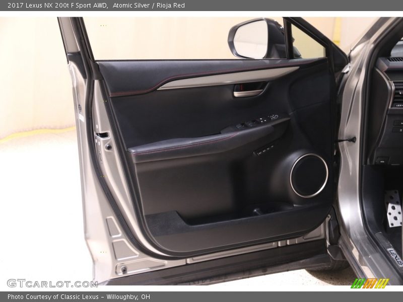 Atomic Silver / Rioja Red 2017 Lexus NX 200t F Sport AWD